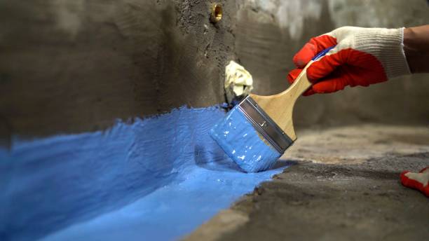 Commercial Basement Waterproofing project at a Abingdon, IL business property by SJ Waterproofing Pros